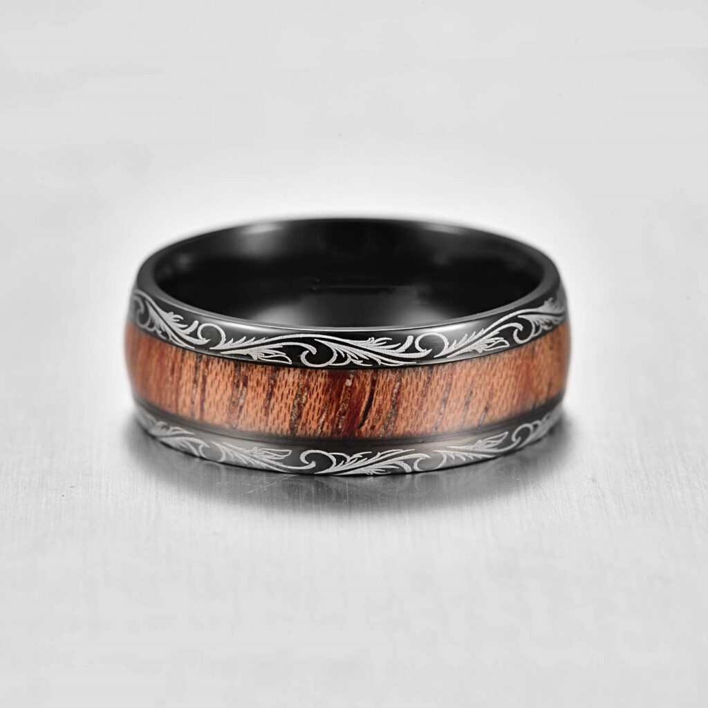 Bague hawaïen en bois