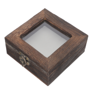 Boite a bijoux en bois avec couvercle
