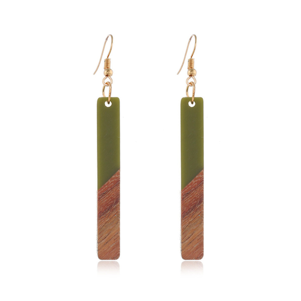 Boucles d'oreille en carton - Grandes Créoles - Marron Nœuds - Argent 925 ⋆ Cartons Patte d'F