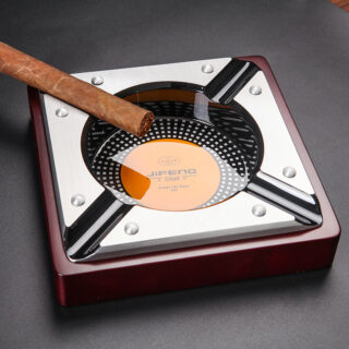 Cendrier en bois à cigares cubain noir