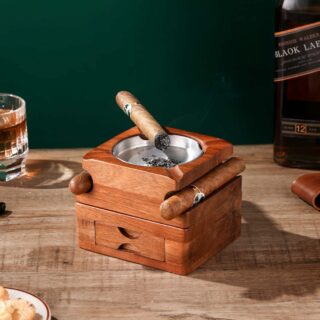 Cendrier en bois  Essence du Bois