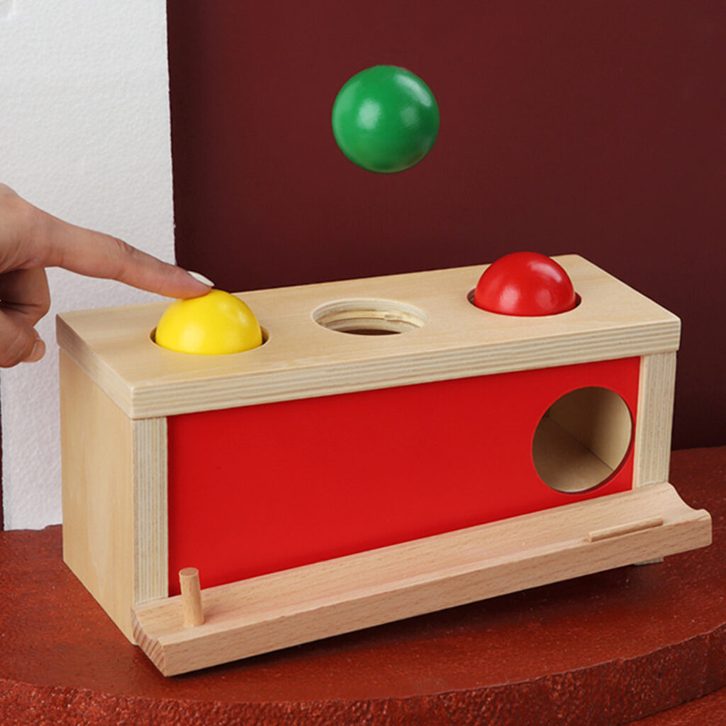 Jouet Table à balles en bois Montessori
