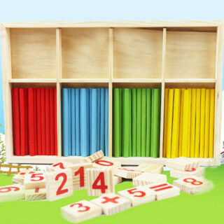 Jouet en bois Bâtons de comptage Montessori
