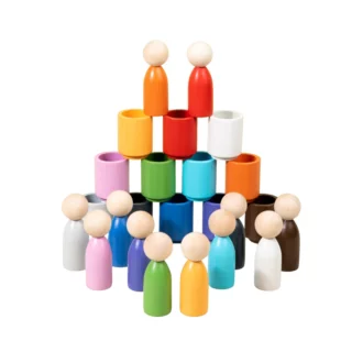 Jouet en bois Montessori tri des couleurs