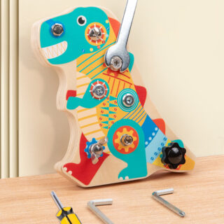 Jouet en bois montessori entrainement tournevis