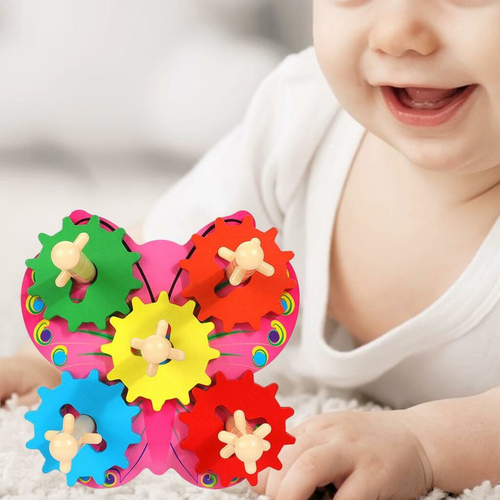 Jouet en bois poulies Montessori