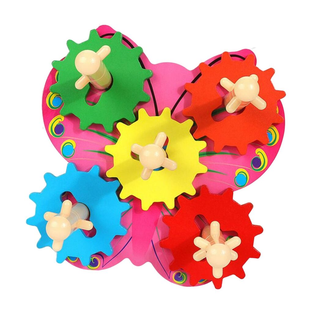 Jouet poulies en bois Montessori