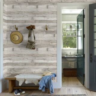 Papier peint en bois blanc