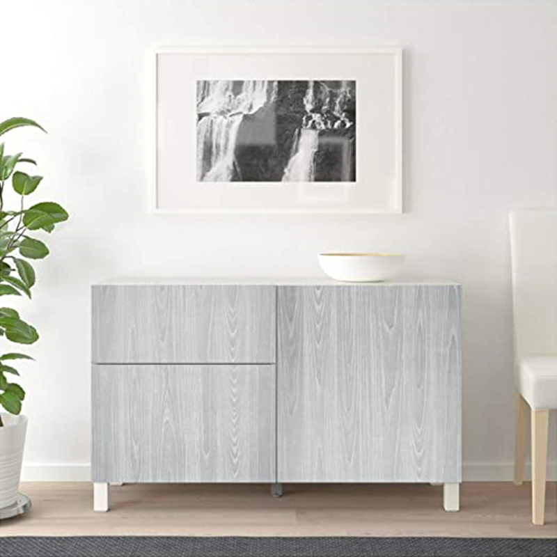 Papier peint en bois moderne gris Papier peint en bois moderne gris