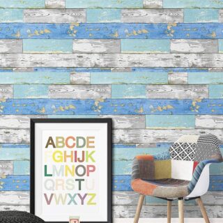 Papier peint en bois parquet marin