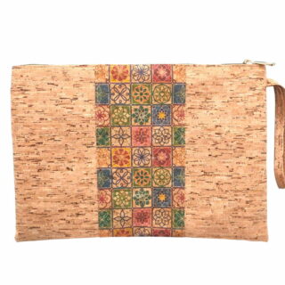Pochette en liège carrelage portugais