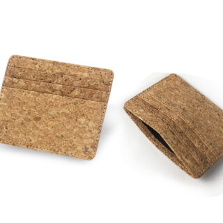 Porte cartes en liège horizontal