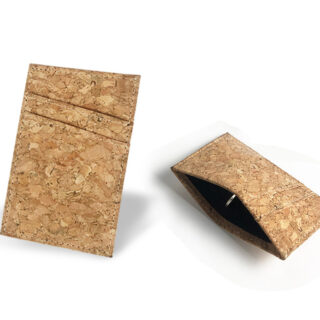 Porte cartes en liège vertical