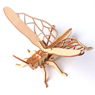 Puzzle 3D en bois Sauterelle