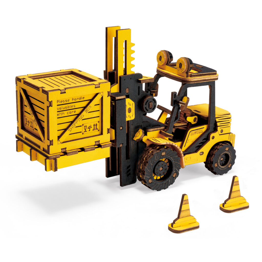 Puzzle 3D en bois chariot élévateur