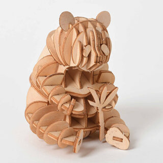 Puzzle 3D en bois panda géant