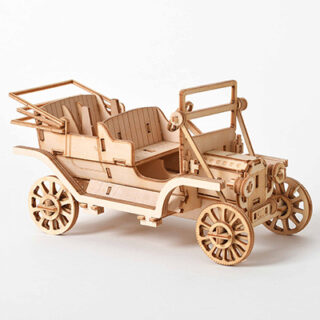 Puzzle 3D en bois voiture classique