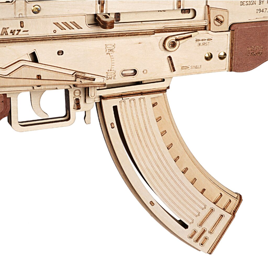Puzzle 3D fusil en bois