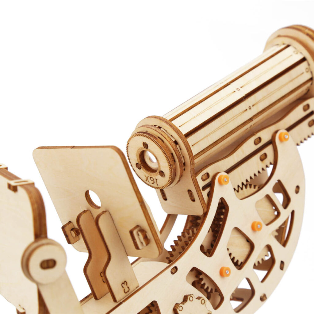 Puzzle 3D microscope en bois lunette