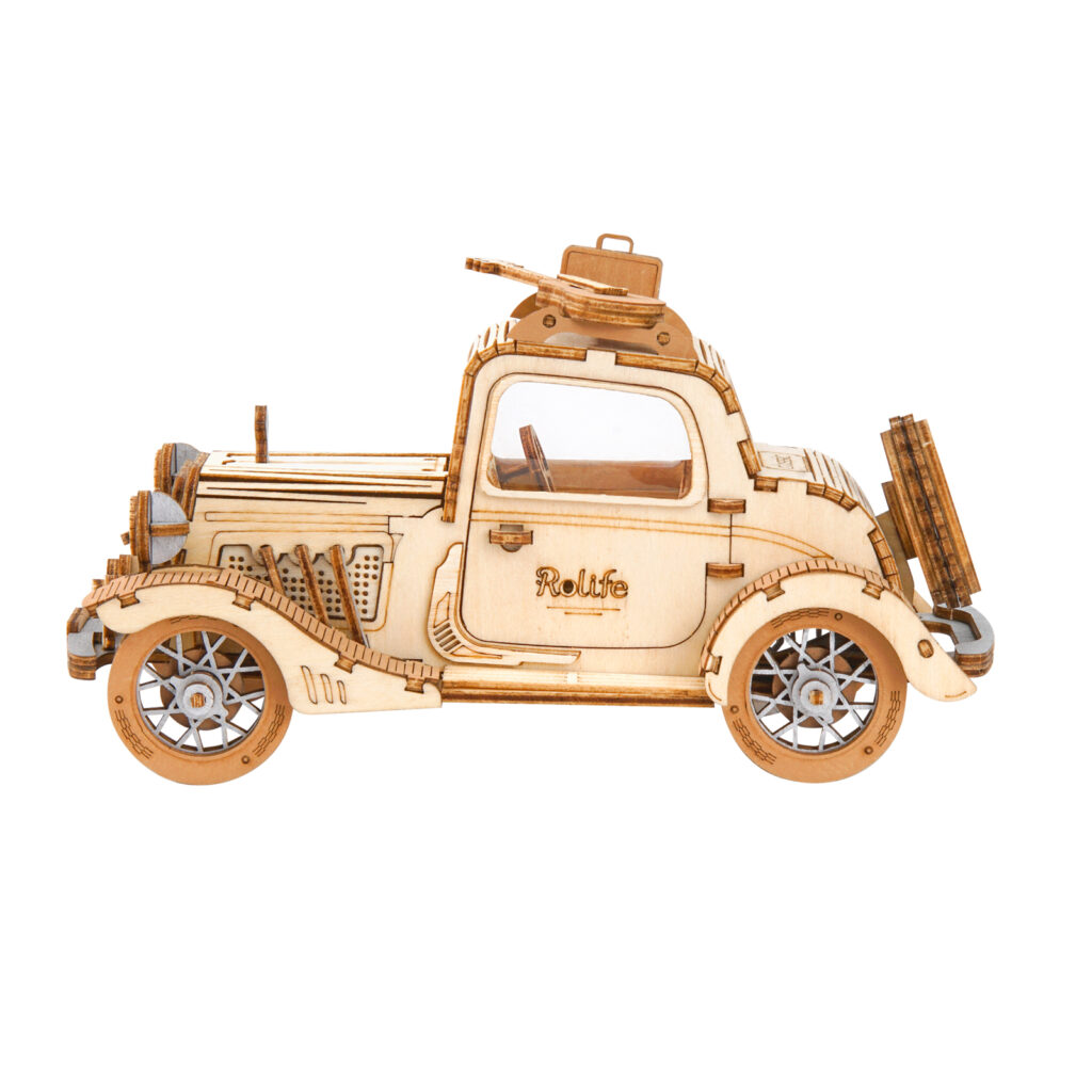 Puzzle 3D voiture Vintage en bois