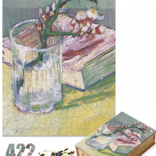 Puzzle en bois adulte Branche d'amandier en fleur