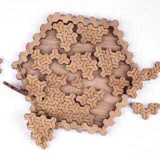 Puzzle en bois adulte Hexagonal