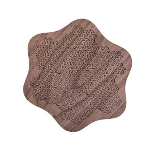Puzzle en bois adulte Hexagone arrondi