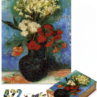 Puzzle en bois adulte Oeillets et autres fleurs