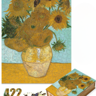 Puzzle en bois adulte Vase avec douze tournesols