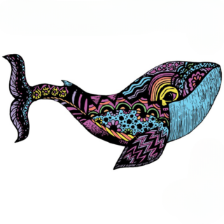 Puzzle en bois adulte baleine