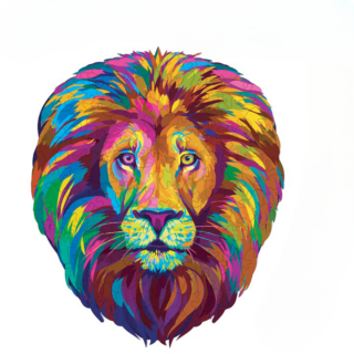Puzzle en bois adulte lion