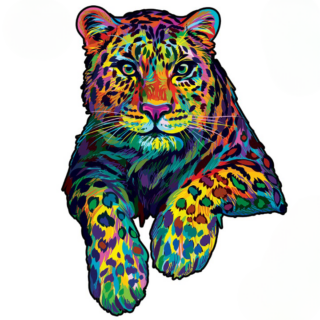 Puzzle en bois adulte tigre