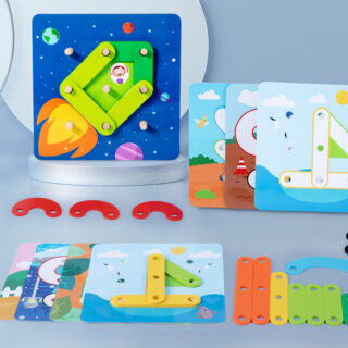 Puzzle en bois bébé formes