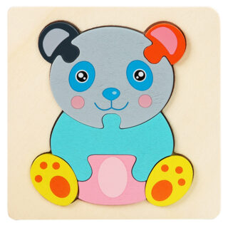 Puzzle en bois bébé ours