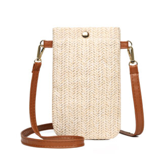 Sac bandoulière en rotin