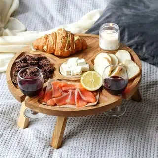 Table de Petit Déjeuner en Bois
