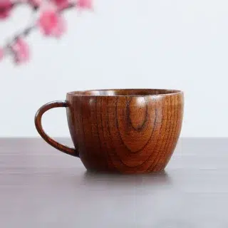 Tasse en Bois de Noyer
